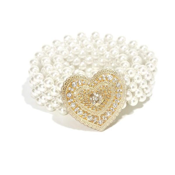 new ladies rhinestone crystal heart white simulated pearl belt female womens wide elastic stretch belts for women dress, Black;brown
new ladies rhinestone crystal heart white simulated pearl belt female womens wide elastic stretch belts for women dress, Black;brown
