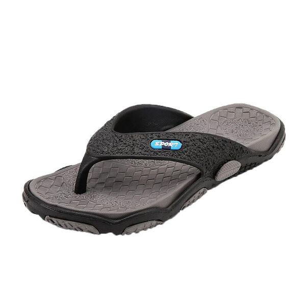 summer fashion men slippers open toe slippers fashion beach shoes massage bathroom flip flops casual male shoes #5.5, Black
summer fashion men slippers open toe slippers fashion beach shoes massage bathroom flip flops casual male shoes #5.5, Black