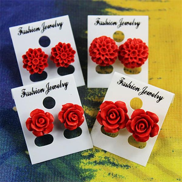 meajoe trendy carved lacquer glass bead stud earring jewelry round charm red flower women earrings jewelry for women friend gift, Golden;silver
meajoe trendy carved lacquer glass bead stud earring jewelry round charm red flower women earrings jewelry for women friend gift, Golden;silver