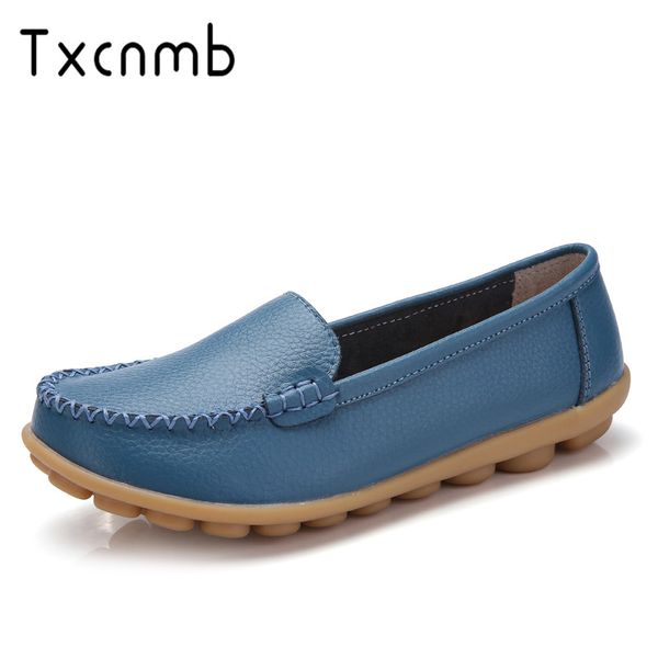 txcnmb fashio women's casual shoes soft genuine leather women flats slip on female loafers new moccasin lady boat shoe woman, Black
txcnmb fashio women's casual shoes soft genuine leather women flats slip on female loafers new moccasin lady boat shoe woman, Black