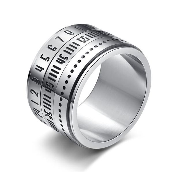 titanium steel arabic digital hipster ring can be used as a gift to friends and family, Silver
titanium steel arabic digital hipster ring can be used as a gift to friends and family, Silver