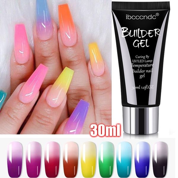 30ml thermal changing poly gel 9 colors soak off uv gel color-chaging snowflake temperature color change nail art poly, Red;pink
30ml thermal changing poly gel 9 colors soak off uv gel color-chaging snowflake temperature color change nail art poly, Red;pink