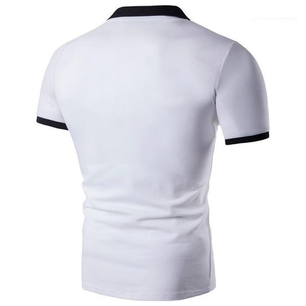 slim comfortable tshirt mens designer casual striped polo shirt stand collar short sleeve fashion clothes, White;black
slim comfortable tshirt mens designer casual striped polo shirt stand collar short sleeve fashion clothes, White;black