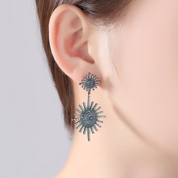 fashion-i 2018 new fashion sunshine two clear blue green stone drop earrings gift for girl friend wife mom wedding anniversary s914, Silver
fashion-i 2018 new fashion sunshine two clear blue green stone drop earrings gift for girl friend wife mom wedding anniversary s914, Silver