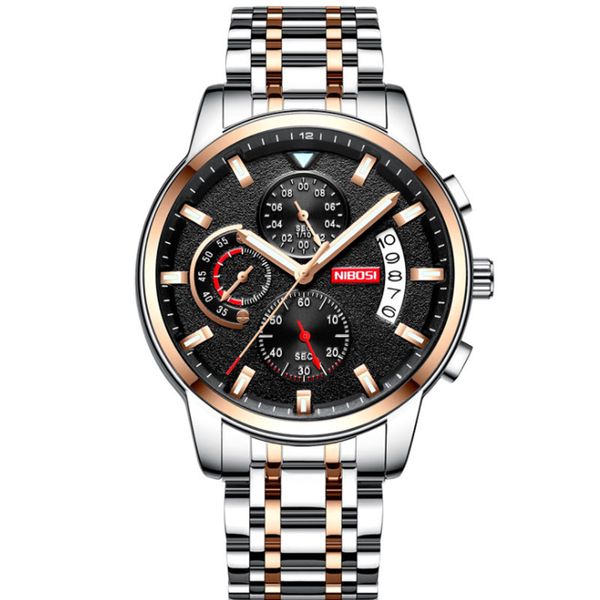 gold black silver men's watch brand waterproof luminous quartz watch stainless steel band men's sports clock relogio masculino, Slivery;brown
gold black silver men's watch brand waterproof luminous quartz watch stainless steel band men's sports clock relogio masculino, Slivery;brown