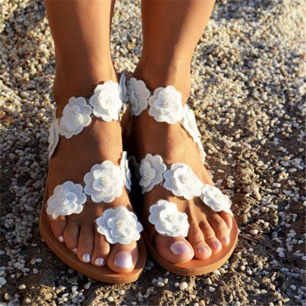 appliques ankle strap flat rome gladiator women sandals flower concise boho shoes flat with beach solid plus size sandals, Black
appliques ankle strap flat rome gladiator women sandals flower concise boho shoes flat with beach solid plus size sandals, Black