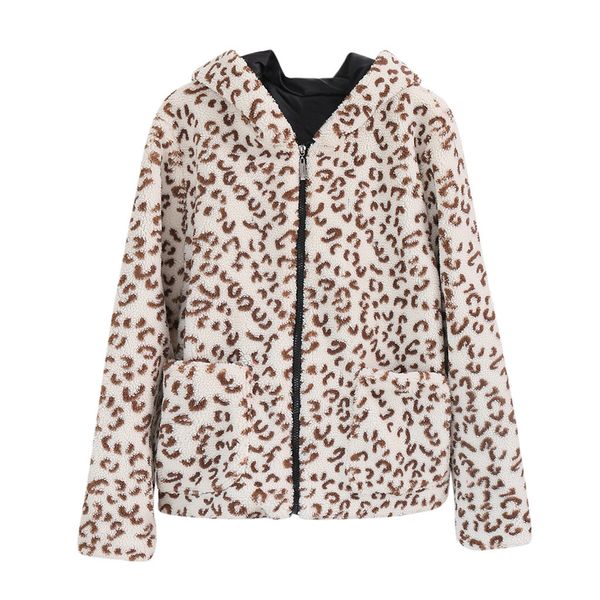 leopard print winter coat women fashion casual loose long sleeve with hat short wool pellet coat abrigos mujer invierno 2019, Black
leopard print winter coat women fashion casual loose long sleeve with hat short wool pellet coat abrigos mujer invierno 2019, Black