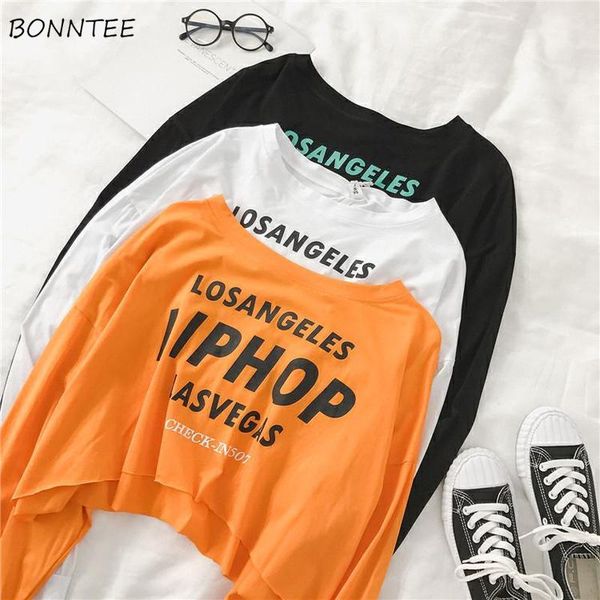 t-shirts women spring printed oversize long sleeve new arrival korean crop chic selling trendy elegant womens girls fit, White
t-shirts women spring printed oversize long sleeve new arrival korean crop chic selling trendy elegant womens girls fit, White