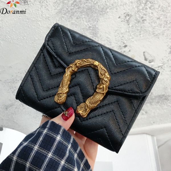 doranmi small luxury wallet women's purse 2019 striped leather coins bag female thread money bag short purses card holder bg098, Red;black
doranmi small luxury wallet women's purse 2019 striped leather coins bag female thread money bag short purses card holder bg098, Red;black