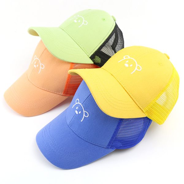 summer baby baseball cap cartoon bear cotton toddler mesh sun hat adjustable infant kids caps baby accessories 3-8y, Yellow
summer baby baseball cap cartoon bear cotton toddler mesh sun hat adjustable infant kids caps baby accessories 3-8y, Yellow
