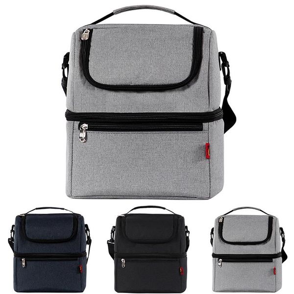 multifunctional double thermal insulated picnic lunch bags lunch box for kids bag cooler picnic bag handbag, Blue;pink
multifunctional double thermal insulated picnic lunch bags lunch box for kids bag cooler picnic bag handbag, Blue;pink