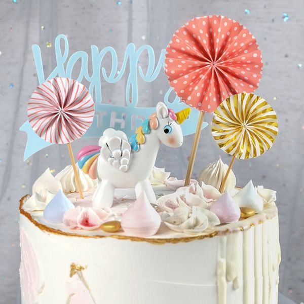4pcs/lot mini paper fan cake er cupcake ers kids birthday party baby shower cake decoration flags wedding favor supplies
4pcs/lot mini paper fan cake er cupcake ers kids birthday party baby shower cake decoration flags wedding favor supplies