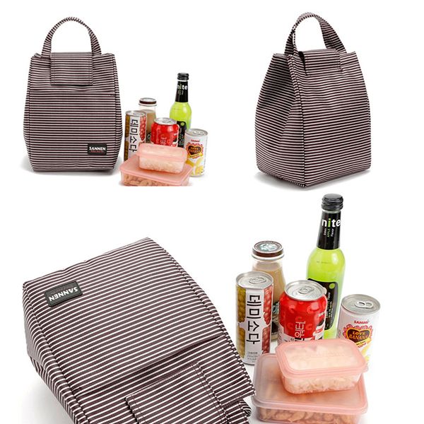 2020 fashion striped lunch bag lunch box portable insulated cloth thermal picnic multifunctional bags, Blue;pink
2020 fashion striped lunch bag lunch box portable insulated cloth thermal picnic multifunctional bags, Blue;pink