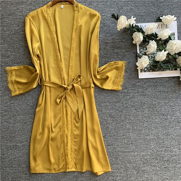 women robes nightgown ladies silk pajamas dressed bathrobe morninggown long sleeve pyjama satin nightrobe lounge pijama, Black;red
women robes nightgown ladies silk pajamas dressed bathrobe morninggown long sleeve pyjama satin nightrobe lounge pijama, Black;red