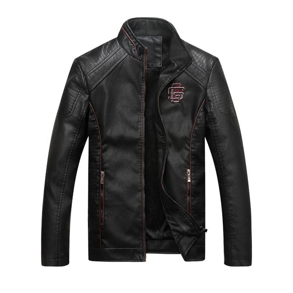 men leather suede jacket fashion autumn motorcycle pu leather male winter bomber jackets outerwear faux coat, Black
men leather suede jacket fashion autumn motorcycle pu leather male winter bomber jackets outerwear faux coat, Black