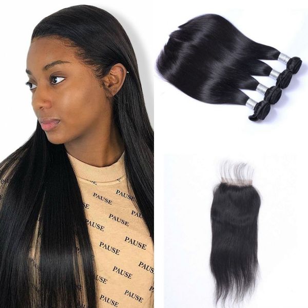 brazilian straight virgin hair weaves 4 bundles with closure non remy human hair extensions with lace closure, Black;brown
brazilian straight virgin hair weaves 4 bundles with closure non remy human hair extensions with lace closure, Black;brown