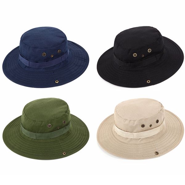 outdoor fishing sunshade hat casual camping wide brim sun cap fashion men travel west cowboy bucket hats tta1581, Blue;gray
outdoor fishing sunshade hat casual camping wide brim sun cap fashion men travel west cowboy bucket hats tta1581, Blue;gray