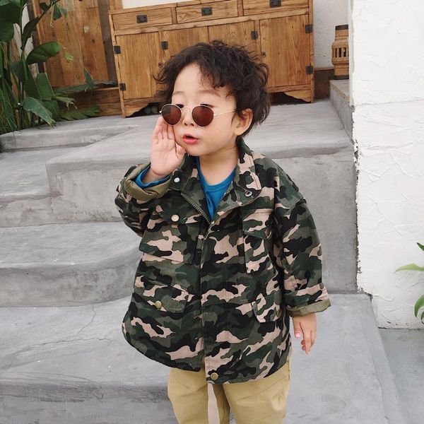 spring and autumn new children camouflage worker jacket boys and girls baby casual windbreaker long sleeve casual jackets, Blue;gray
spring and autumn new children camouflage worker jacket boys and girls baby casual windbreaker long sleeve casual jackets, Blue;gray
