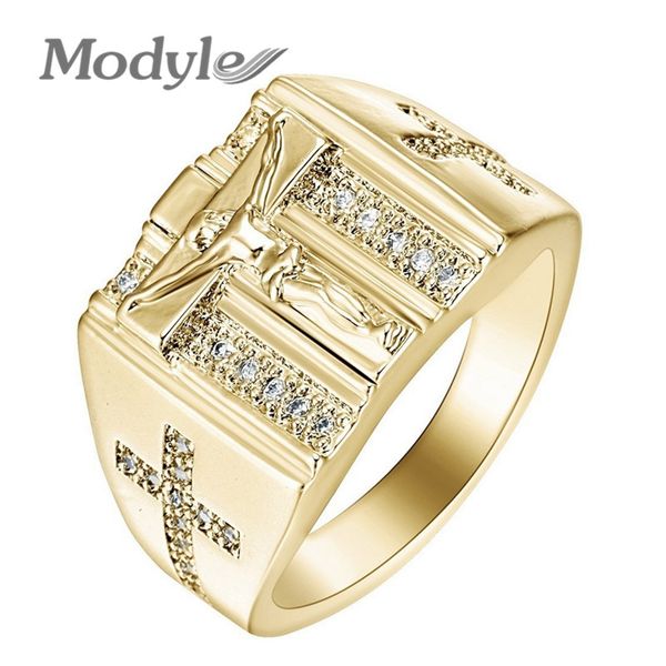 letapi 2019 new fashion punk cross signet ring prayer christian jesus gold rings white cub zirconia wedding finger ring, Golden;silver
letapi 2019 new fashion punk cross signet ring prayer christian jesus gold rings white cub zirconia wedding finger ring, Golden;silver
