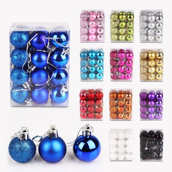 24pcs/lot christmas tree decor ball bauble hanging xmas party ornament decorations for home christmas decorations
24pcs/lot christmas tree decor ball bauble hanging xmas party ornament decorations for home christmas decorations