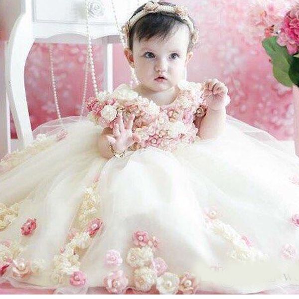 beaded girls pageant dresses 3d appliques toddler ball gown flower girl dress floor length tulle first communion gowns, White;red
beaded girls pageant dresses 3d appliques toddler ball gown flower girl dress floor length tulle first communion gowns, White;red