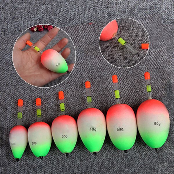 5pcs/set eva luminous floating floats sea rock fishing striking hard tail belly floats 10/20/30/40/50/60g ys-buy
5pcs/set eva luminous floating floats sea rock fishing striking hard tail belly floats 10/20/30/40/50/60g ys-buy