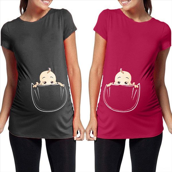 2019 pop pregnant women's maternity cartoon printed round collar short sleeve 2019 pop pregnant women's t-shirt maternity clothes, White
2019 pop pregnant women's maternity cartoon printed round collar short sleeve 2019 pop pregnant women's t-shirt maternity clothes, White