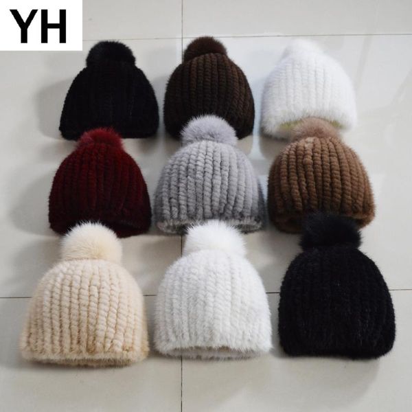 outdoor winter natural real beanies hat handmade knitted warm women quality real caps fur balls hats, Blue;gray
outdoor winter natural real beanies hat handmade knitted warm women quality real caps fur balls hats, Blue;gray