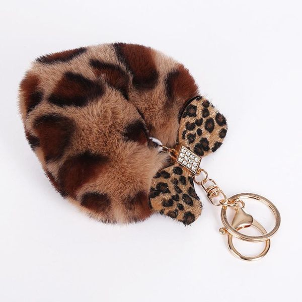 2020 heart key chain fluffy rex leopard print key rings women bag car keychain charm pendant pom pom holder gift 0225, Silver
2020 heart key chain fluffy rex leopard print key rings women bag car keychain charm pendant pom pom holder gift 0225, Silver