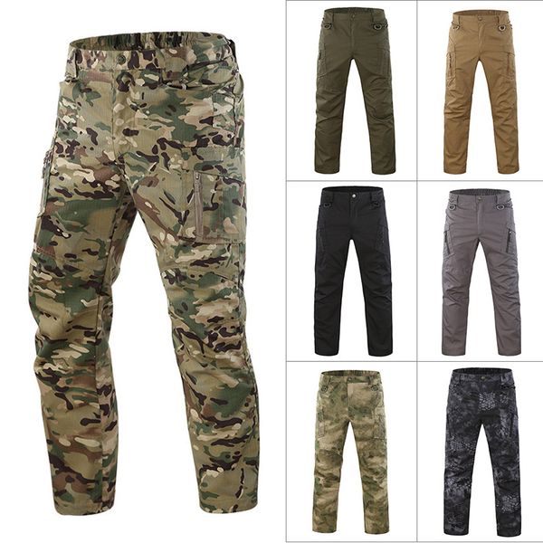 men camo cargo pant multi pockets casual work combating trousers hv99, Camo;black
men camo cargo pant multi pockets casual work combating trousers hv99, Camo;black