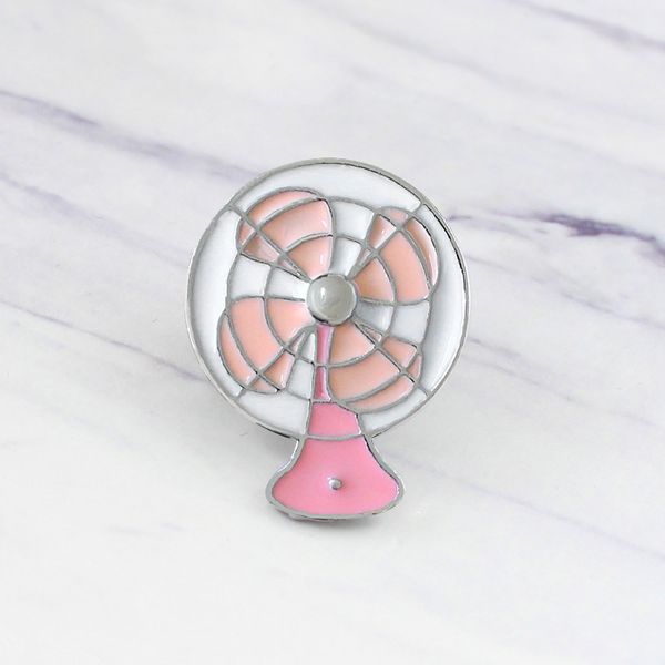 brooch personality special electric fan pink cute cartoon enamel creative pretty ribbon lapel badge denim pins, Gray
brooch personality special electric fan pink cute cartoon enamel creative pretty ribbon lapel badge denim pins, Gray
