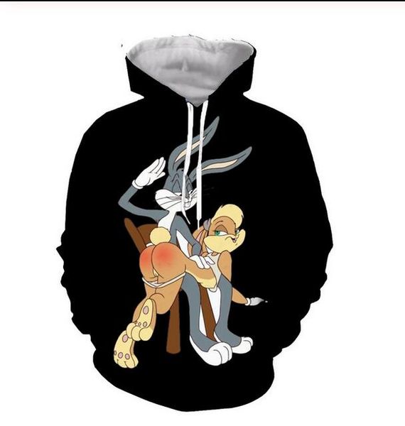 new fashion cool sweatshirt hoodies men women 3d print bugs bunny fashion style streetwear long sleeve clothes tz020, Black
new fashion cool sweatshirt hoodies men women 3d print bugs bunny fashion style streetwear long sleeve clothes tz020, Black