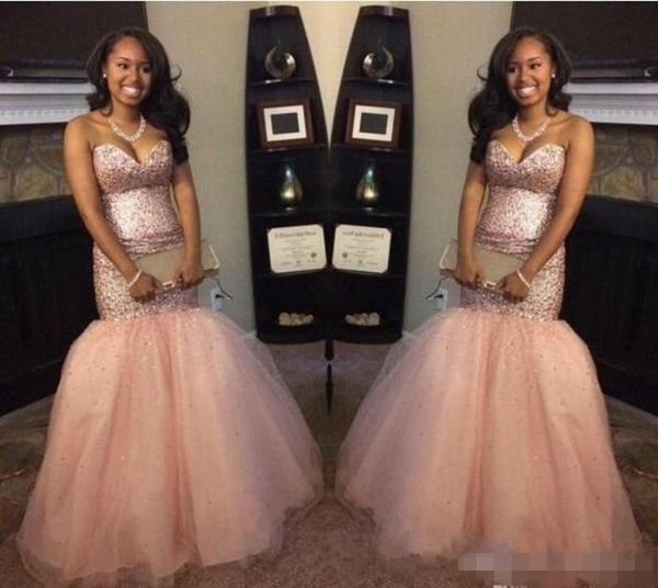 2019 rose gold sequins mermaid prom dresses sweetheart neckline organza black girl formal occasion wear evening party gown plus size
2019 rose gold sequins mermaid prom dresses sweetheart neckline organza black girl formal occasion wear evening party gown plus size