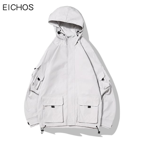 autumn and winter jacket men 2019 fashion multi-pocket men's hooded windbreaker coat casual hip hop long sleeve male jacket, Black;brown
autumn and winter jacket men 2019 fashion multi-pocket men's hooded windbreaker coat casual hip hop long sleeve male jacket, Black;brown