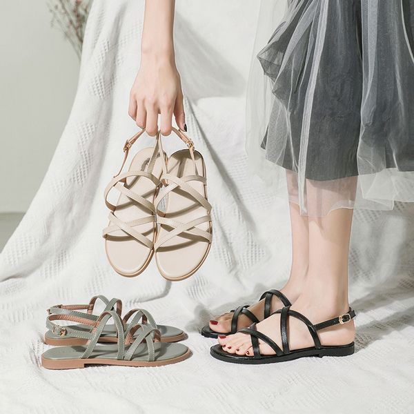 faux suede women sandals rope women sandals contracted rome weave casual cross tied shoes, Black
faux suede women sandals rope women sandals contracted rome weave casual cross tied shoes, Black