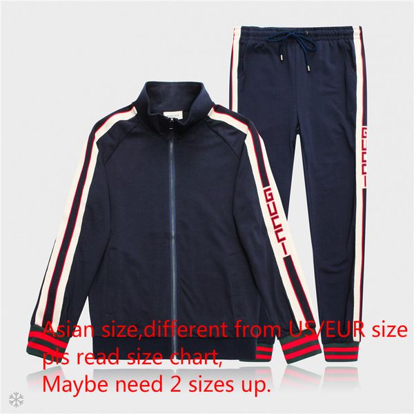 men suits jackets pants fashion sport sweatshirt tracksuits brand designer casual autumn zipper jacket and long pants 2 pcs suit m-3xl, Black;brown
men suits jackets pants fashion sport sweatshirt tracksuits brand designer casual autumn zipper jacket and long pants 2 pcs suit m-3xl, Black;brown