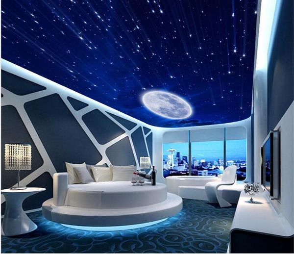 Fantasy starry sky moon white cloud living room ceiling 3d ceiling murals wallpaper
Fantasy starry sky moon white cloud living room ceiling 3d ceiling murals wallpaper