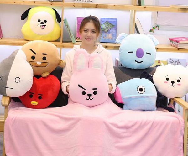 bts plush pillows with blanket soft pillow stuffed plush toy home decor multifuctional cushion van suga shooky jimin chimmy dog cooky v tata
bts plush pillows with blanket soft pillow stuffed plush toy home decor multifuctional cushion van suga shooky jimin chimmy dog cooky v tata