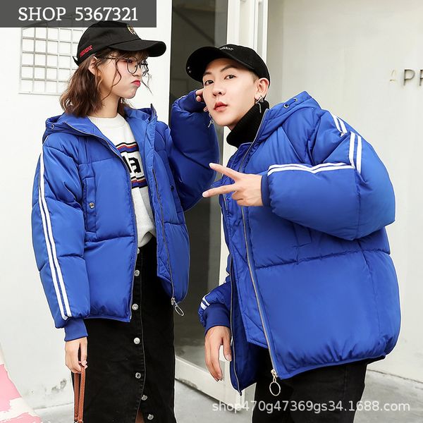 cotton-padded clothes lovers dress men and women thickening short fund down cotton loose coat easy cotton-padded jacket tide, Black
cotton-padded clothes lovers dress men and women thickening short fund down cotton loose coat easy cotton-padded jacket tide, Black