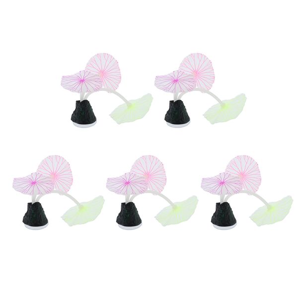 5pcs glowing artificial plant for fish tank aquarium lotus leaf ornament
5pcs glowing artificial plant for fish tank aquarium lotus leaf ornament