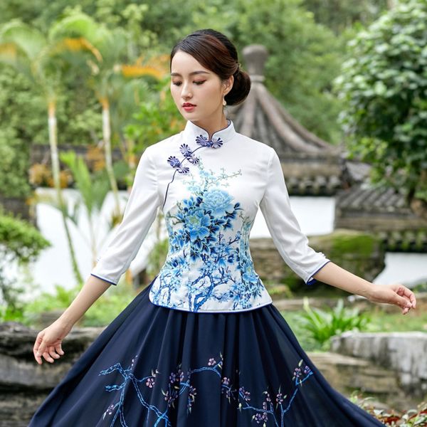 sheng coco 4xl plus size woman's chinese traditional clothing elegant shirts ancient chinese cheongsam qipao blouse blue, Red
sheng coco 4xl plus size woman's chinese traditional clothing elegant shirts ancient chinese cheongsam qipao blouse blue, Red