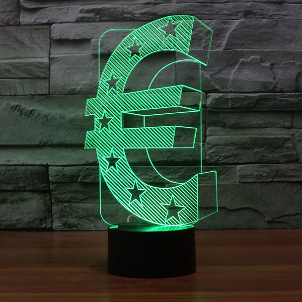 colorful novelty visual 3d euro currency signs shape nightlight usb led table lamp gifts bedroom light fixture decor atmospheres
colorful novelty visual 3d euro currency signs shape nightlight usb led table lamp gifts bedroom light fixture decor atmospheres