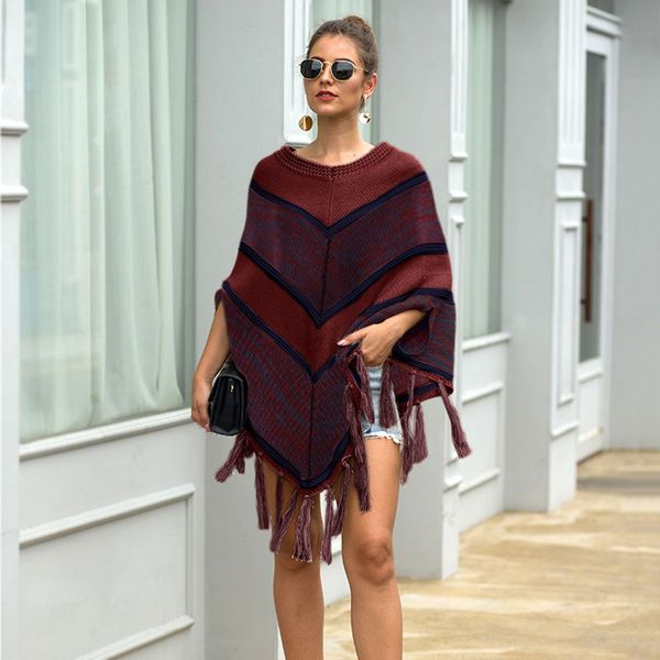 feitong women winter knitted cashmere poncho capes shawl cardigans sweater coat tassel warm sweaters, Black
feitong women winter knitted cashmere poncho capes shawl cardigans sweater coat tassel warm sweaters, Black
