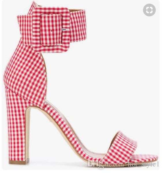 new style woman fashion imported original plaid material sandals ankle strap mixed color buckle belt sandals summer comfortable sandals, Black
new style woman fashion imported original plaid material sandals ankle strap mixed color buckle belt sandals summer comfortable sandals, Black