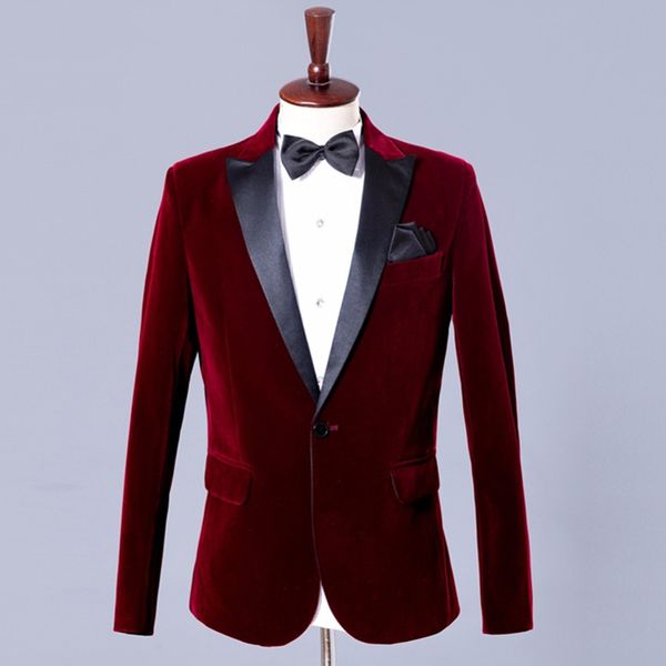 retro slim fit mens suits jacket for wedding groom black satin peaked lapel male blazer burgundy velvet costumes, White;black
retro slim fit mens suits jacket for wedding groom black satin peaked lapel male blazer burgundy velvet costumes, White;black