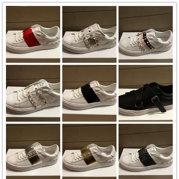 2020 woman or man rivets flats shoes weaving leather patchwork trendy casual shoes studded sports sneakers, Black
2020 woman or man rivets flats shoes weaving leather patchwork trendy casual shoes studded sports sneakers, Black