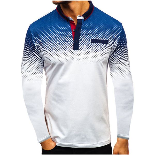 plus size men shirt casual gradient color printed long sleeve casual button turn-down collar slim shirts male tee camiseta, White;black
plus size men shirt casual gradient color printed long sleeve casual button turn-down collar slim shirts male tee camiseta, White;black