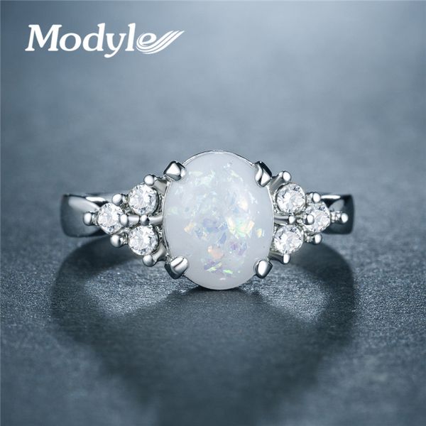 wukalo white gold color opal rings for women luxury cz stone jewelry, Slivery;golden
wukalo white gold color opal rings for women luxury cz stone jewelry, Slivery;golden