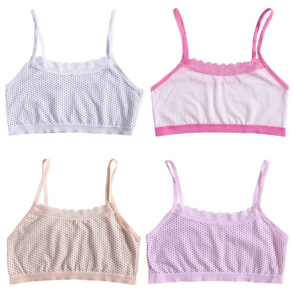 Young Girls Lace Dot Soft Cotton Bra Puberty Teenage Sport Underwear Kids Cloth
Young Girls Lace Dot Soft Cotton Bra Puberty Teenage Sport Underwear Kids Cloth