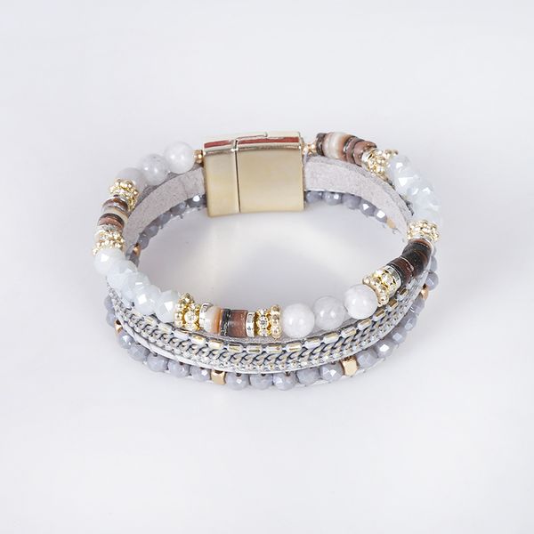 colorful multilayer crystal bead bracelets for women boho wrap magnetic bracelets female fashion jewelry stone shell bracelet, Golden;silver
colorful multilayer crystal bead bracelets for women boho wrap magnetic bracelets female fashion jewelry stone shell bracelet, Golden;silver